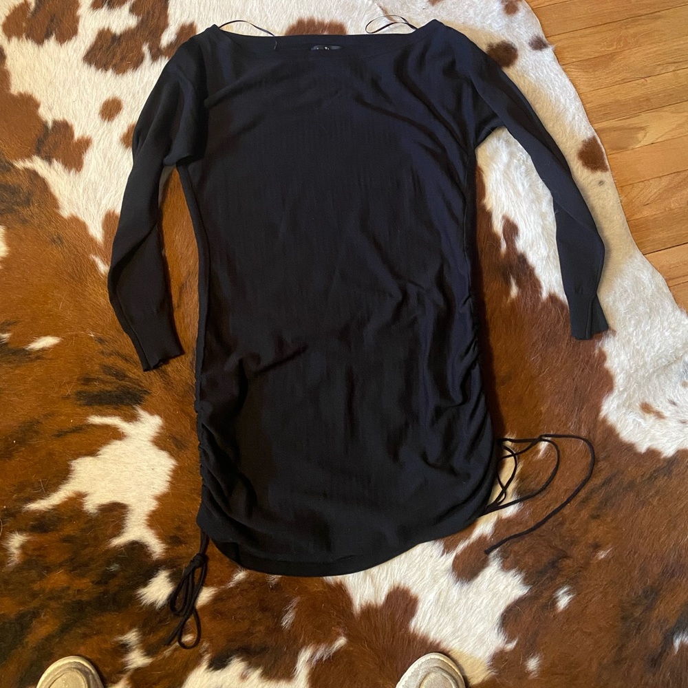 Womens black sweater dress